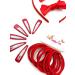 25 Piece Girls School Hair Set Red Hair Accessories Bow Clips Bobbles Headband Girls Hair - Buy Online on GoSupps.com