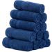 AKTI Premium Cotton Wash Cloths 12 Pack - 13x13 Inches - 520 GMS - Durable, Quick Dry & Extra Absorbent - Navy Washcloths for Home, Spa, Hotel, Bathroom & Kitchen - Buy Online on GoSupps.com