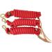 Set of 3 Green 9-Foot Nylon Lead Ropes with Leather Popper - Buy Online on GoSupps.com