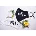 Wedding Party Face Mask Mr Mrs Mask for Bridal Party Wedding Photoshoot Mask Bride and Groom Mask 1x Mr (Black) 1x Mrs (White) - Buy Online on GoSupps.com