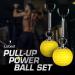 Climbing Pull Up Power Ball Set - Non Slip Hand Grips for Strength Training & Rock Climbing Workouts - Buy Online on GoSupps.com