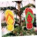 Shop Ciieeo Summer Beach Pendant Ornaments - Slipper Hanging Decor for Luau Parties & Summer Celebrations - Ideal Hawaiian Decorations - Buy Online on GoSupps.com