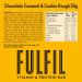 Fulfil Vitamin and Protein Bar (15 x 55 g Bars) Chocolate Caramel and Cookie Dough Flavour 20 g High Protein 9 Vitamins Low Sugar Chocolate Caramel & Cookie Dough 55g - Buy Online on GoSupps.com