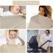 Breastfeeding Cover - Muslin Cotton Nursing Cover for Breastfeeding, Car Seat & Stroller - Khaki - Buy Online on GoSupps.com