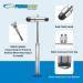 Primacare DH-3693 Buck Neuro Reflex Hammer | Dual-Plastic Head & Brush | 7.5 Inches - Buy Online on GoSupps.com