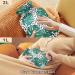 NAANLE Leopard Palm Leaf Hot Water Bottle 2L Large Transparent Heat Relief for Menstrual Cramps & Pain Therapy - Buy Online on GoSupps.com