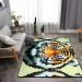 Little Fat Tiger Head Flannel Non-Slip Floor Mat - 63x48 Inches Comfortable & Lint-Free Foot Pressure Relief for Home & Office - Buy Online on GoSupps.com
