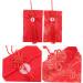ABOOFAN 4 Pcs Fabric Red Envelope Chinese Gifts Hongbao Envelopes Lucky Money Envelopes Silk Red Envelope Red Envelopes Embroidered Purse Party Red Packets Cloth New Year Money Bag - Buy Online on GoSupps.com