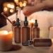 12 Pack 4 oz Amber Essential Oil Dropper Bottles with Glass Dropper and Stainless Steel Funnel for Aromatherapy - Refillable and Empty Boston Round Bottles - Buy Online on GoSupps.com