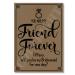 Funny Will You Be My Bridesmaid Maid Matron Matron Flower Girl Merines Usher Mate Page Boy Ringritern (Friend Forever Kraft Paper 280 G/M ) Friend Forever Kraft paper 280 g/m