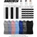 Babioboa Men's 2 Pack Workout Tank Tops - Black/Black1 (Slim Fit) Large - Buy Online on GoSupps.com