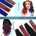 Burgundy Clip-In Hair Extensions | Real 18-Inch Burgundy Clips | 5-Piece Set - Runature - Buy Online on GoSupps.com