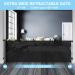 120 Inch Extra Wide Baby Gate for Large Opening Retractable Baby Gates for Doorway Extra Long Dog Gate for The House Outdoor Adjustable Large Pet Gates for Dogs Indoor Mesh Child Gate (Black) - Buy Online on GoSupps.com