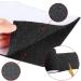 Hook and Loop Tape Double Sided Hook and Loop Tape with Adhesive Back Fastener Strip Reusable Double Side Hook Roll Sticky Glue Nylon Patch  Black (6 Inch Width 1 Yard Length) - Buy Online on GoSupps.com