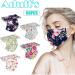 Buy Amyglin 50 Pack 3-Layer Disposable Face Masks - Breathable Non-Woven Butterfly Motif Bandana Scarf for Adults - International Shipping Available - Buy Online on GoSupps.com
