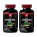 SPIRULINA Capsules - Spirulina Support Green Nutrition Spirulina for Natural Support Clean Nutrition Healthy Living Natural Strength Mindful Living Supplement Powder Active Lifestyle 2Bot