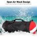 Extra Large Mesh Dive Duffel Bag - Adjustable Shoulder Strap - Gym, Sports, Beach, Scuba, Snorkeling - Black - Buy Online on GoSupps.com