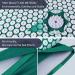 Angelkiss WXL-1007 Acupressure Mat - Eco-friendly Cotton Green-White - Best for Relaxation & Pain Relief | Buy Internationally - Buy Online on GoSupps.com