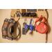 Emotiset Wooden Wall Hangers with 6 Hooks Customizable Dog & Pet Accessory Organizer with Chalkboard & Marker | Ideal for Animal Lovers - Buy Online on GoSupps.com