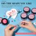 Morovan Solid Builder Gel Kit - 6 Colors Non-Sticky Gel for Nail Extension & 3D Structures | Nail Gel Set with Base & Top Coat, Glitter Powder & Rhinestones - Buy Online on GoSupps.com