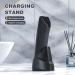 MANSPOT Electric Groin Hair Trimmer - Replaceable Ceramic Blades, Waterproof, 90 Minutes Shaving Time - Metallic Black - Buy Online on GoSupps.com