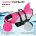 Ripstop Dog Life Jacket - Adjustable Pet Swim Vest for Small Medium Large Puppies - XL Pink (66-78cm Chest Circumference) - Floating Safety with Rescue Handle - Buy Online on GoSupps.com