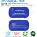 LotFancy Face Ice Pack Wrap for TMJ and Wisdom Teeth - 4 Reusable Hot Cold Therapy Gel Packs for Pain Relief in Chin, Head, Oral and Facial Surgery - Ideal for Dental Implants - Blue - Buy Online on GoSupps.com
