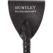 Huntley Equestrian 16 Inch Leather Jumping Bat Riding Crop - Black - Handcrafted in England - Buy Online on GoSupps.com