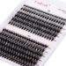 Individual Cluster Lashes Extensions 30D 40D 0.07 C Curl 8-16mm Mixed Trays Extensions 200Pcs Individual Cluster Lashes DIY Eyelash Extensions at Home 8-16mm DH-30D+40D-0.07-C