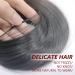 1 pack of 24" long straight ponytail extensions long natural black wrap-around ponytail extensions 120G synthetic clip ponytail extensions for women (black) - Buy Online on GoSupps.com