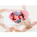PREMIUM fondant cake topper with your own photo Edible cake image A sugar image for birthdays and much more Heart shape 20 x 25 cm