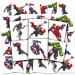 Marvel Avengers Tattoos Party Favors Bundle   80+ Pre-Cut Individual 2 x 2 Avengers Temporary Tattoos for Boys Girls (Party Supplies Made in USA)