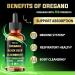 MILIVOL 5in1 Oregano Oil Liquid Drops with Black Seed, Elderberry, Garlic, Olive Leaf - Wellness Support Supplement - 2 Fl Oz - Buy Online on GoSupps.com