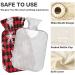 KCL Deci 2L Hot Water Bottle with Snowflake Checked Cover - Perfect for Menstrual Cramps Neck & Shoulder Pain Relief Hand Warmer | International Shipping Available - Buy Online on GoSupps.com