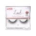 KISS Lash Couture Naked Drama Collection 1 Pair of False Lashes Veil Full and Fluffy Faux Mink Fake Eyelashes with Cushion Flexi Band includes Lash Glue