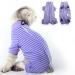 Lianzimau Katzenbody after op cats body for cats operation long-sleeved one-part catwear e-neck band Alternative m (1 Pack) purple streaked