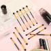 Tenare 24 Pcs Dual End Eyeshadow Smudge Brush Set - 2 in 1 Makeup Applicators for Blending & Concealing - Soft Black Cosmetic Brushes for Women - Buy Online on GoSupps.com