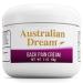 Australian Dream Back Pain Cream - Soothing Non-Greasy Muscle Pain Relief Cream - Good for Neck Back Body or Muscle Aches - 2 oz Jar 2 Ounce (Pack of 1)