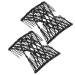 Magic Hair Clip - JUYOO 2Pcs Magic Beads Hair Accessories Hair Clip Hair Clip Hair Comb DIY Hair Styling Tool (Black)