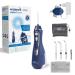 Waterpik Cordless Advanced Waterflosser wireless oral shower with 4 attachments pressure range from 3.1 to 5.2 can be regulated by 3 pressure settings with induction charging system blue (WP-563EU)