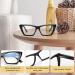 JOO RTI 3 Pack Cat-Eye Blue Light Blocking Reading Glasses for Women - Stylish Black Tortoise & Beige - Fashionable & Comfortable - International Shipping Available - Buy Online on GoSupps.com