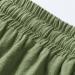 YUNDAN Men's Cotton Linen Wide Leg Sweatpants Green XL - Buy Online on GoSupps.com