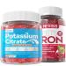 Beet Root Iron Gummies with Potassium Citrate 1000mg Gummies
