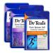Dr Teal's Epsom Salt Bath Combo 4-Pack (12 lbs Total) Pre and Post Workout with Magnesium Sulfate and Menthol and Soothe & Sleep with Lavender