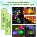 Rechargeable AA Batteries - NIMH 1.2V 1000mAh (4 Pack) - Pre-Charged Solar Power for Lighting & Flashlights - Low Self Discharge Household Use - Buy Online on GoSupps.com