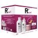 R*System - Professional Curly Hair Reconstructor Treatment - Contains Ultra Hydrating Shampoo, Hydrating Reconstructor Fluid and Hydrating Reconstructor Mask