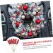 ABOOFAN 50pcs Flower Garland Fake Berry Stem Artificial Xmas Berry Stem Artificial Berry Christmas Tree Decor Christmas Berry Picks Artificial Berries Stems Red Fruit Branch - Buy Online on GoSupps.com