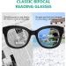Eyekepper 4-Pack Bifocal Reading Glasses for Women - Large Frame Clear Lens +2.00 - Stylish & Comfortable Readers - Buy Online on GoSupps.com