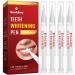 Teeth Whitening Pen, Use Twice a Day for Visibly Whiter Teeth in 1 Week, 4 Pens, 70+ Uses, 1 Month Supply Red