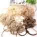 Messy Bun Hair Piece for Women Synthetic Messy Bun Hair Piece Curly Hair Bun Extensions with Straight Tails Elastic Band Curly Chignon False Hairpieces Ponytail Extensions for Women Fake Hair Access 2 - Buy Online on GoSupps.com